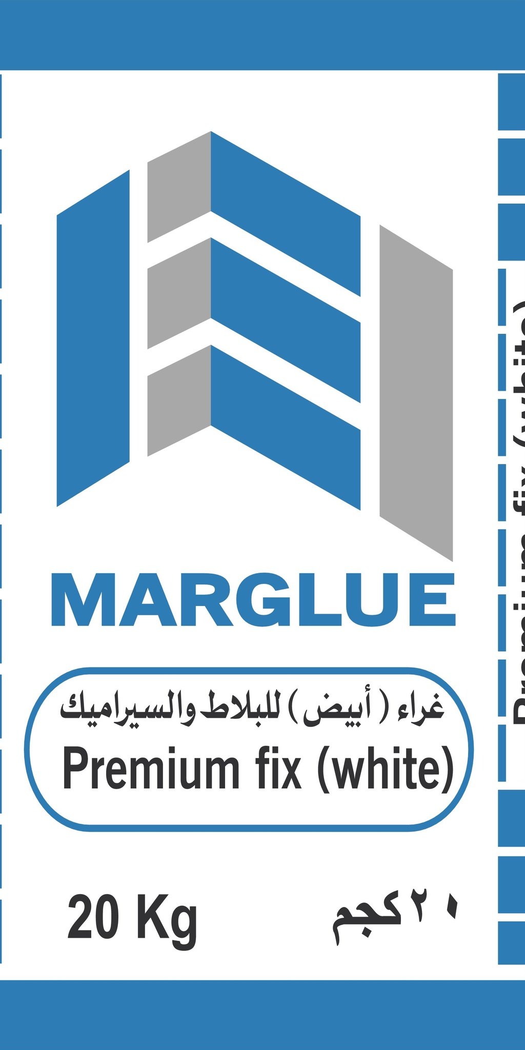 MARGLUE Premium Fix (White) 20 kg front packaging